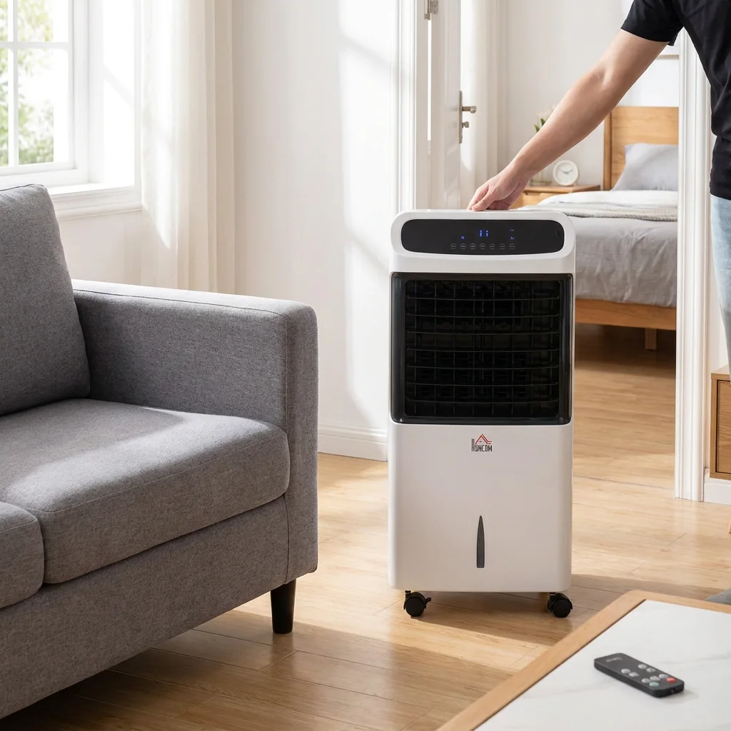 Para quem é indicado este climatizador evaporativo HOMCOM e para quem não é?