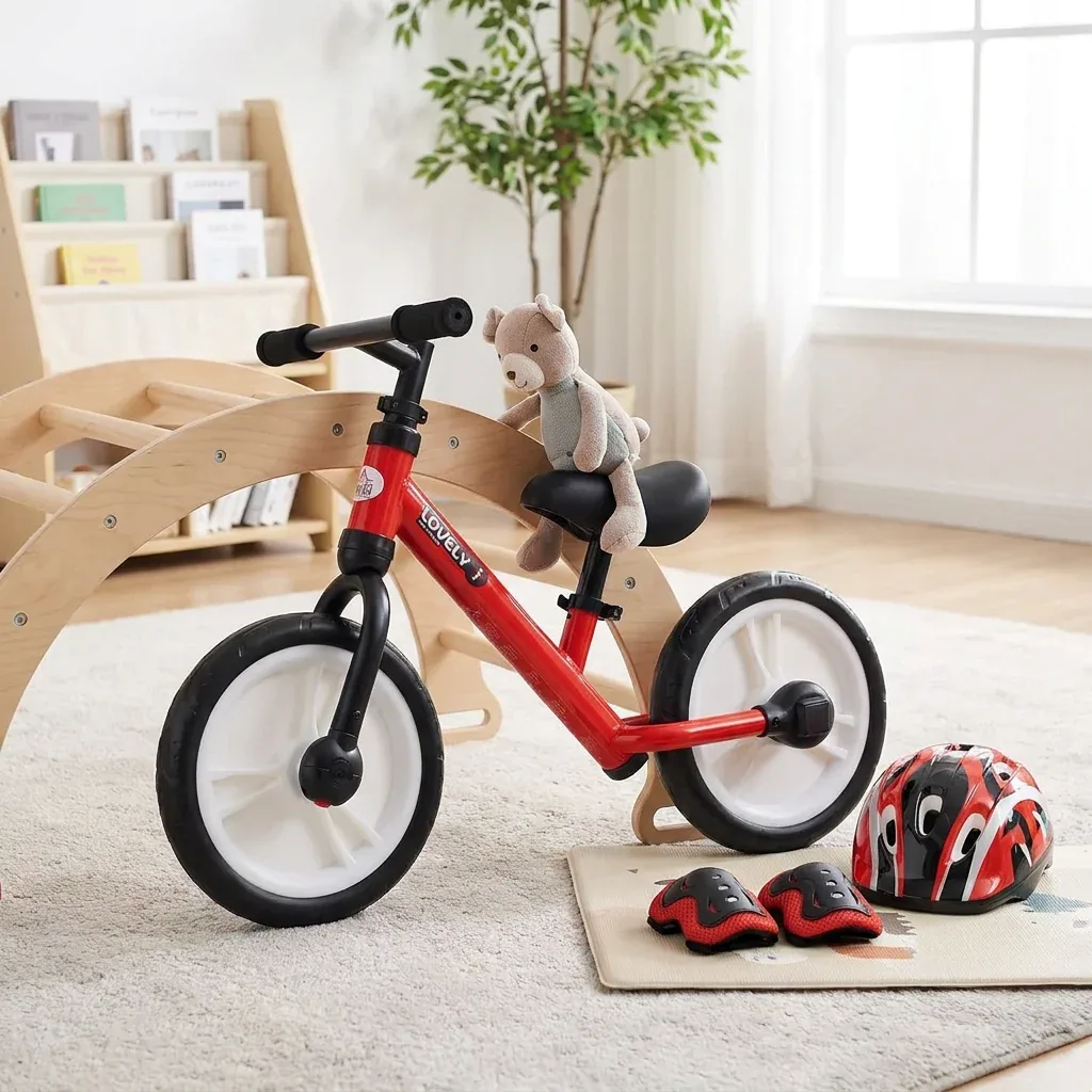 Bicicleta sem pedais HOMCOM: guia para desenvolver o equilíbrio
