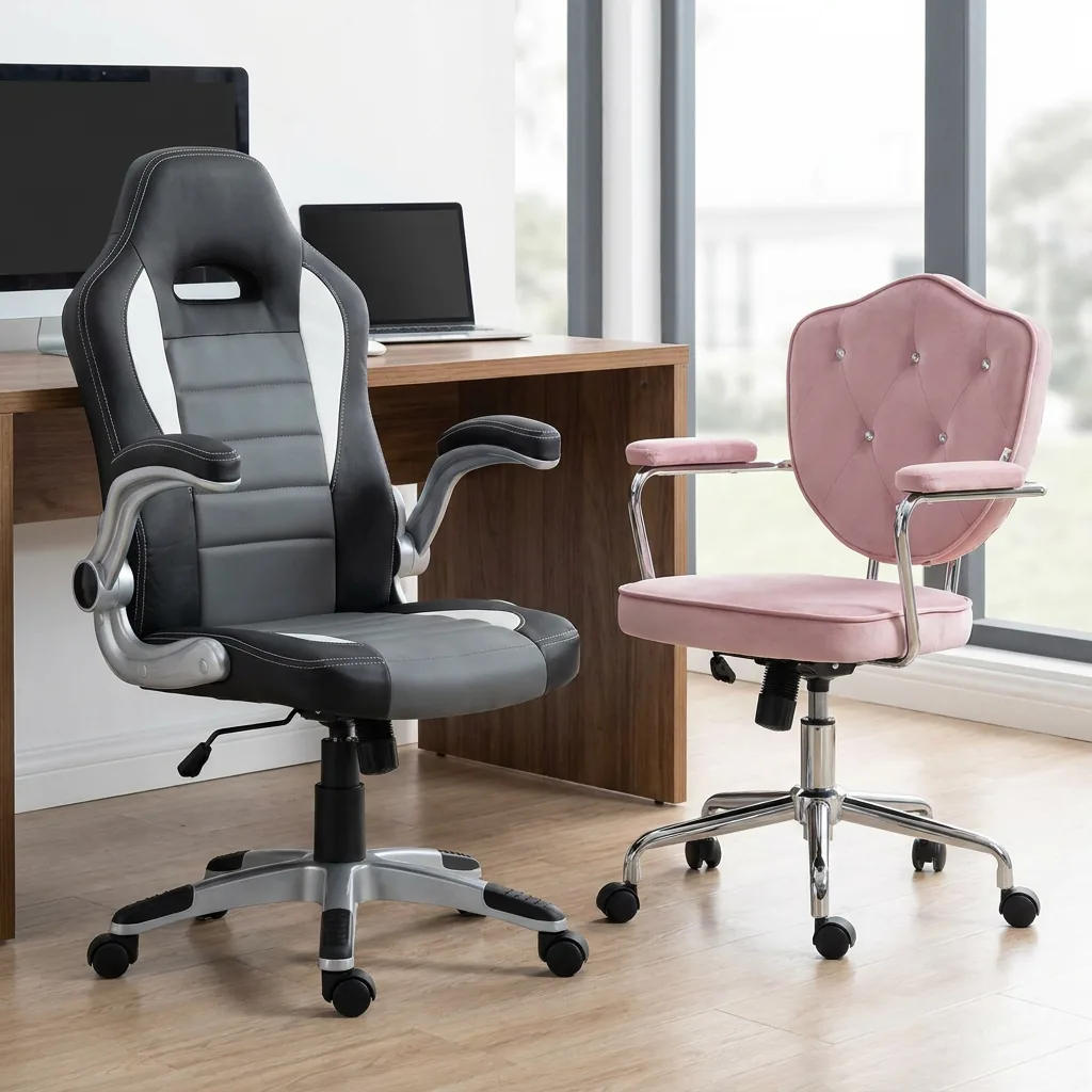 Cadeira de escritório HOMCOM: ergonomia para trabalhar melhor