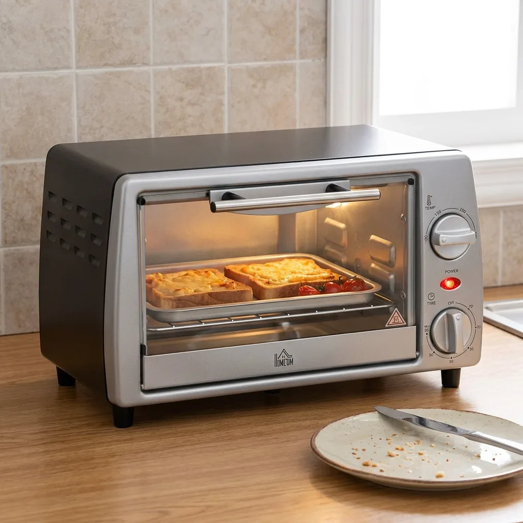 Forno elétrico HOMCOM: capacidade, funções e segurança