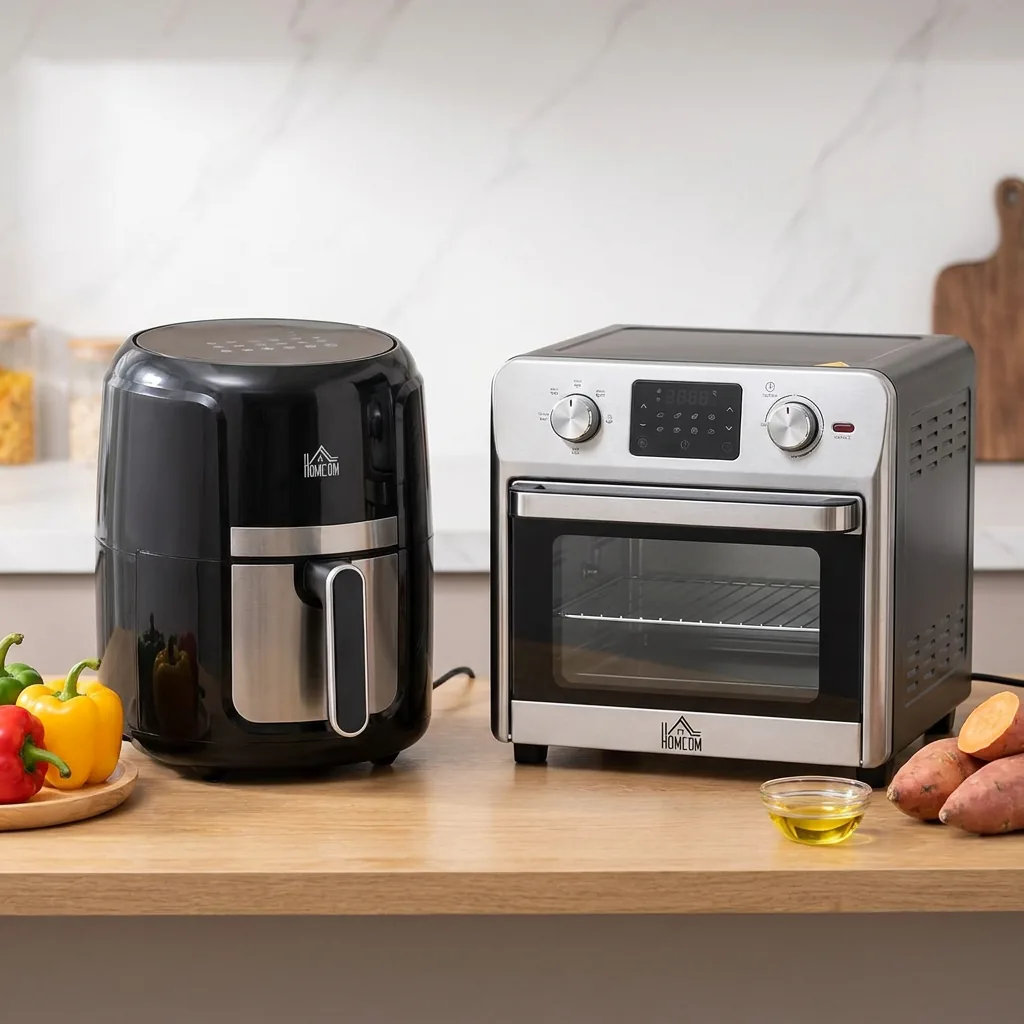 Fritadeira HOMCOM: guia de escolha para a cozinha