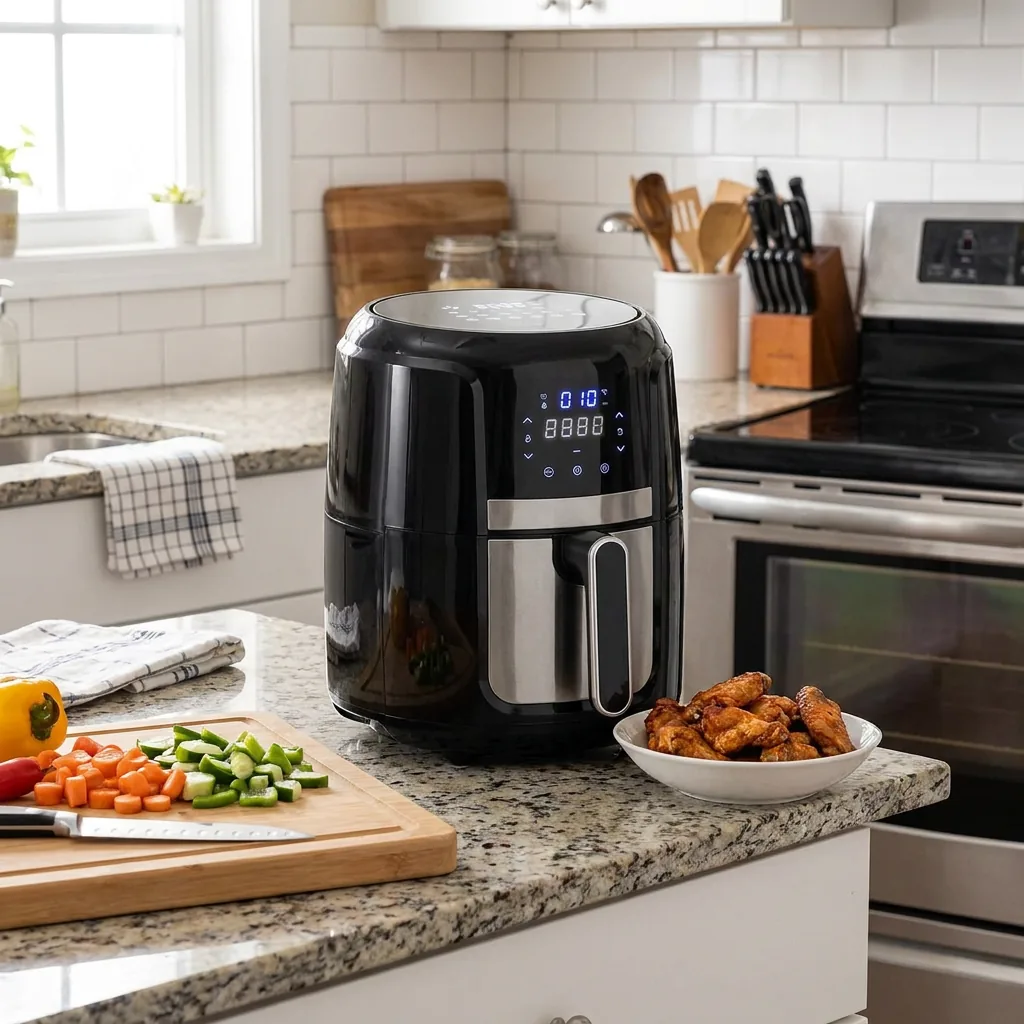 Fritadeira sem óleo HOMCOM: capacidade e utilização diária