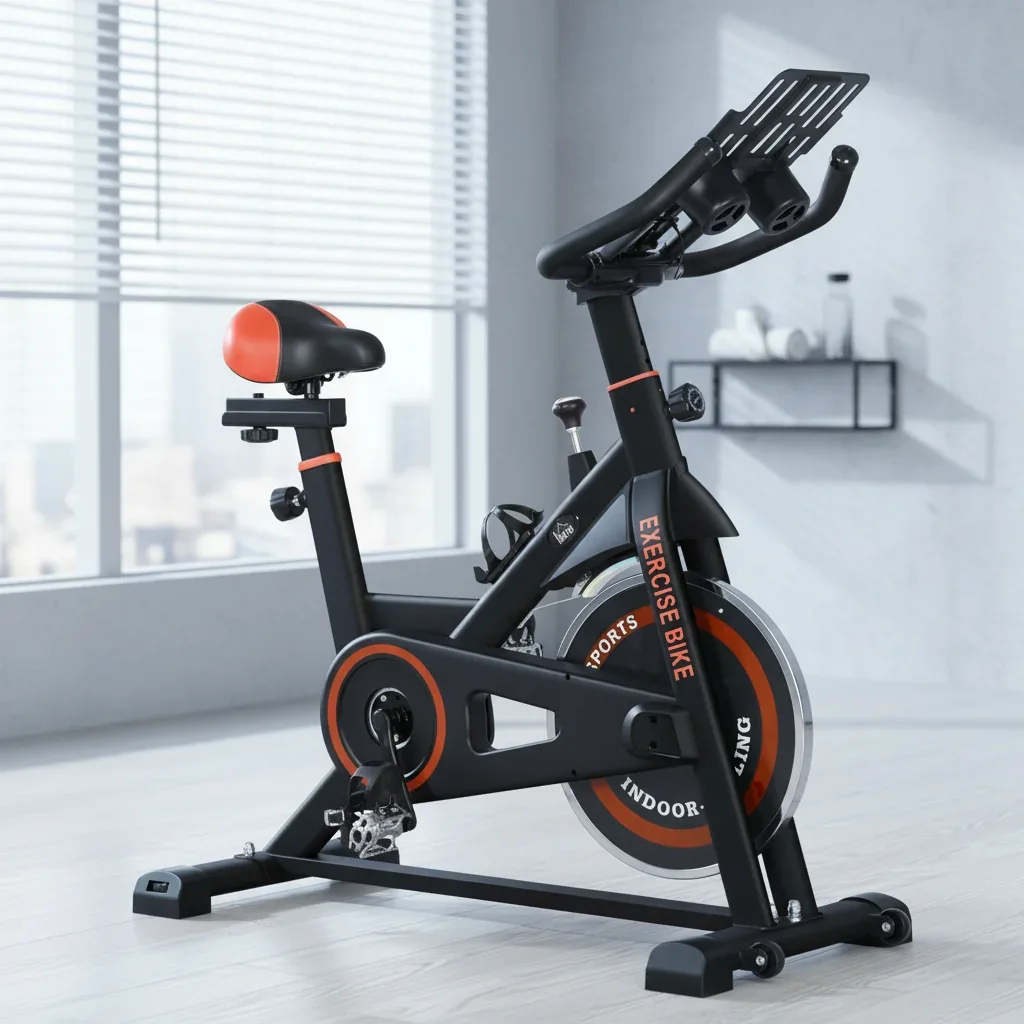 Resistência regulável e volante de 8 kg