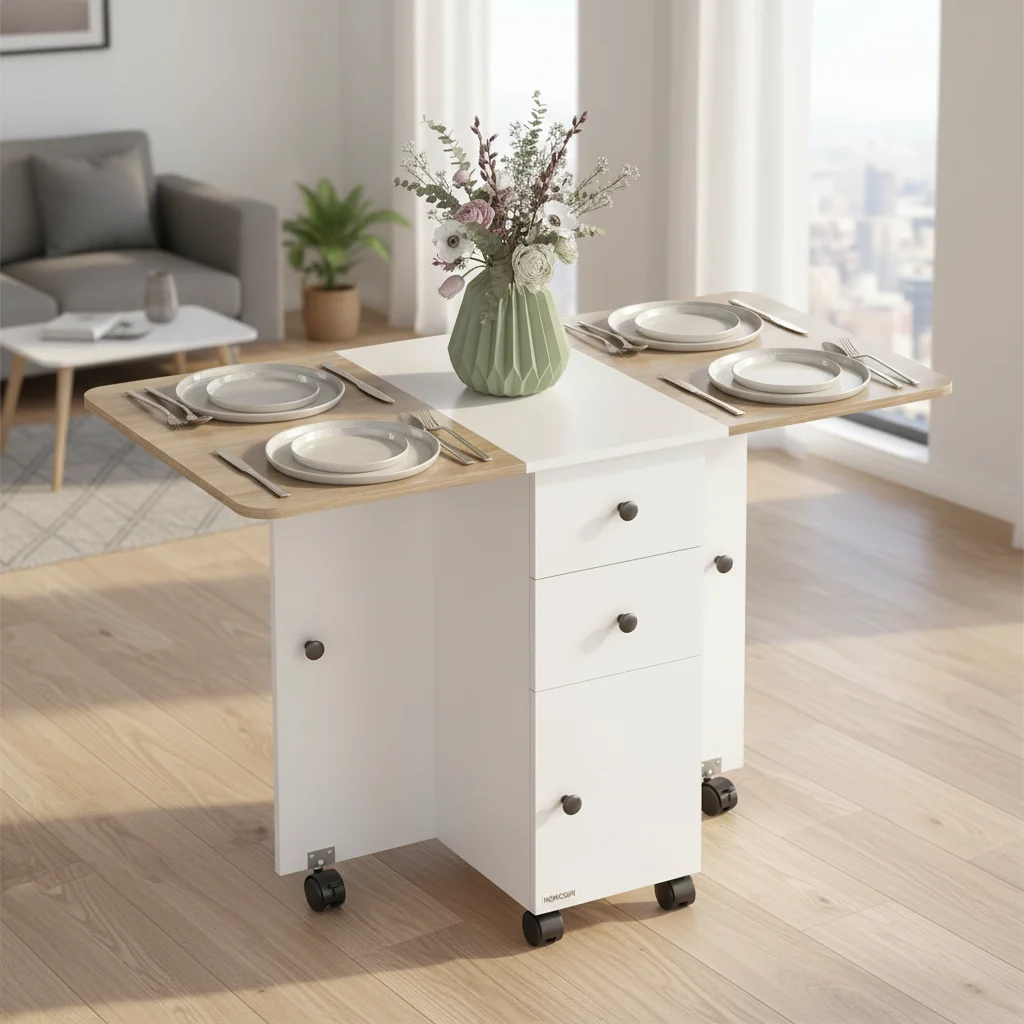 Mesa de jantar dobrável HOMCOM
