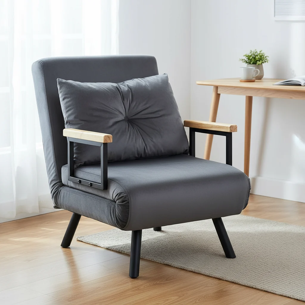 Sofá-cama HOMCOM de 1 lugar 4 em 1