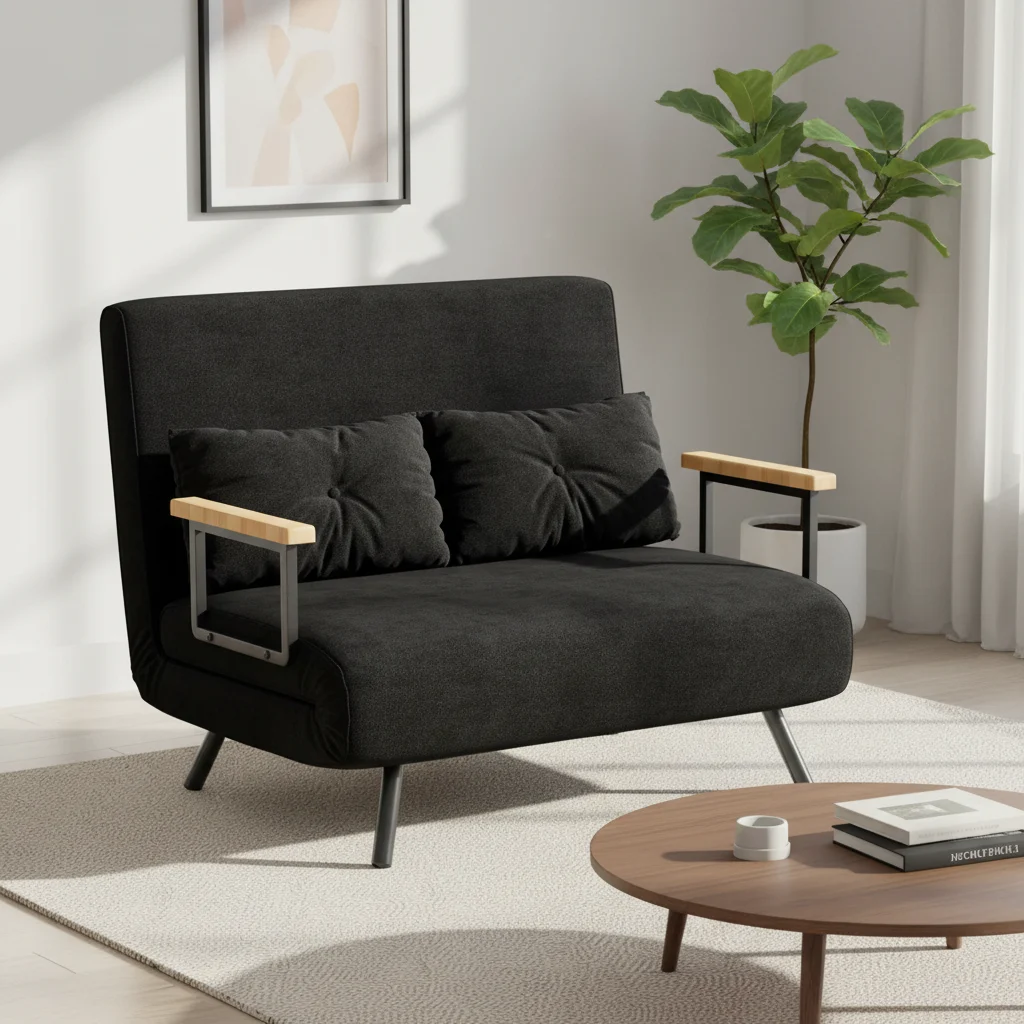 Sofá-cama HOMCOM de 2 lugares 4 em 1
