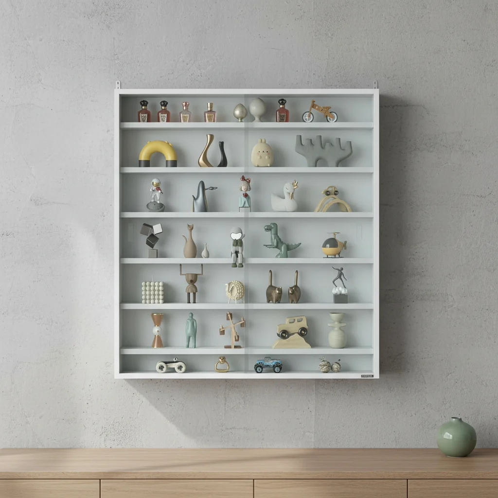 Vitrina HOMCOM para coleções com 7 níveis